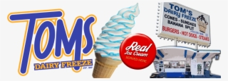 Toms Dairy Freeze Logo - Tom's Dairy Freeze #4985534