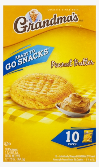 Grandmas Cookies, Peanut Butter - 2.5 Oz #4985637