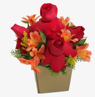 Arranjo De Rosas Vermelhas E Astromélias - Red #4987931