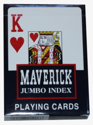 Baralho Maverick Jumbo Azul Para Jogo De Cartas - Maverick Jumbo Playing Cards, 2 Decks #4987943