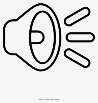 Alto Falante Desenho Png - Line Art #4988468