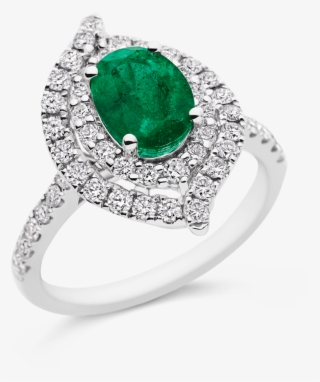 Photo Of Diamond And Emerald Ring - Pre-engagement Ring #4989311