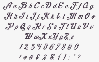 Fancy Handwriting Letters #4990982