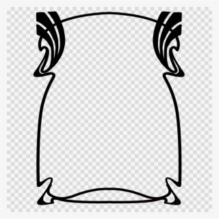 Download Art Deco Frame Png Clipart Art Nouveau Ornament - Desserts Als Buch Von Edeltraud Willjung #4991841