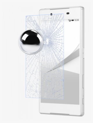 Swiss Tempered Glass Huawei Y6 - Broken Glass 2 Black Sticker #4991975