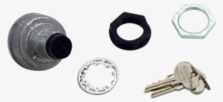 Key Switch A, 2 Position With Key & Hardware - Key Switch #4992627