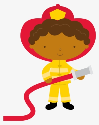 Bombeiros E Polícia - Bombero Minus Clipart #4992683