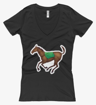 Women's Emoji V Neck - Spine T Shirt #4994032