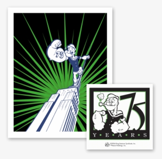 Popeye Takes Over A Nyc Icon - Popeye The Sailor Man Classic Cartoon Popeye Blowing #4994932
