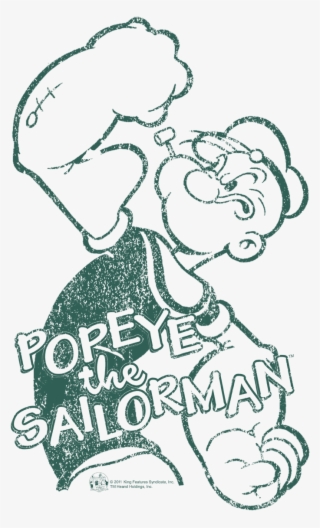 Popeye Spinach Strong Women's T-shirt - Drawing #4995143