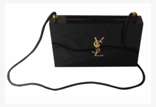 Clutch Yves Saint Laurent Laqué Noir - Pochette Yves Saint Laurent #4996052