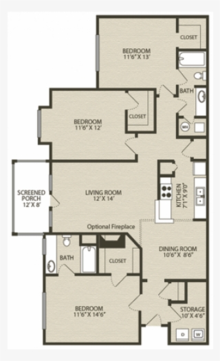 Redcliffe - - Floor Plan #4996099