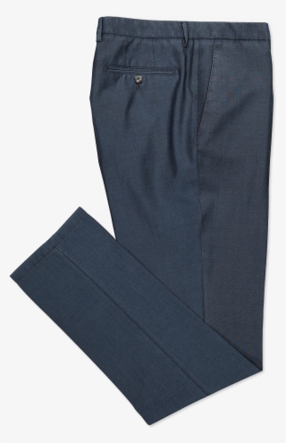 K Suit Wool Silk Blue - Trousers #4996458
