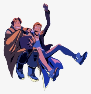 Hunk And Pidge Cartoon - Lance Voltron Transparent #4997353