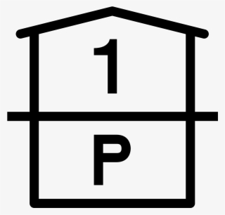 Parking And 1st Floor Icon - Floor Icon #4997486