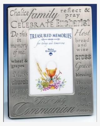 First Communion Pewter Frame #4998281