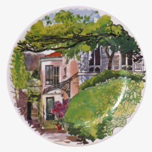 2 Bottle Coasters - Gien Paris Giverny Set Of 2 Bottle Coasters #50065 2 Bottle Coasters - Gien Paris Giverny Set Of 2 Bottle Coasters #50065