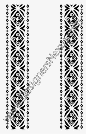 Border Fashion Cliparts - Border Ornament Design Png #50189