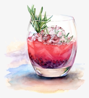 Banner Free Stock Painting Drink Illustration Drinks - Realistic Food Drawing #50393