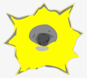 Yellow Bullet Holes Png #50825