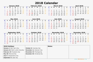 Calendar 2018 Png Template - Calendar 2018 South Africa #50921