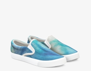 Watercolor Wave - Slip-on Shoe #51097