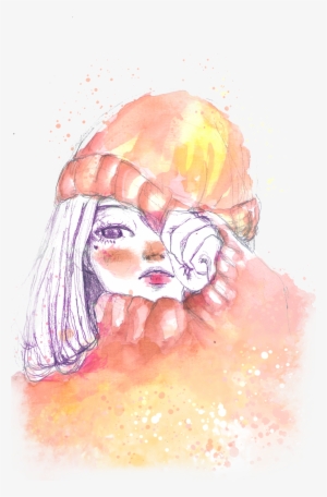 Watercolor Girl - Still Life #51221