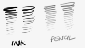 Ink And Pencil Stylus Pressure Tests - Calligraphy #51407