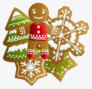 Transparent Christmas Gingerbread And Png - Free Christmas Cookies Clip Art #52029
