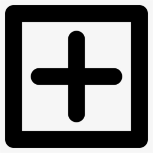 Small Square With Plus Sign Comments - Plus Icon Svg #52211