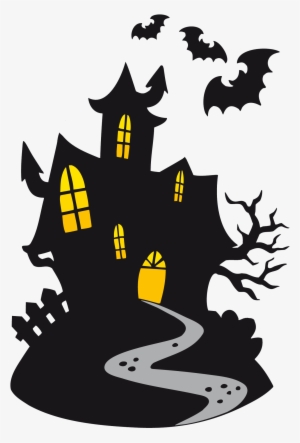Happy Halloween Clipart Scary - Halloween Haunted House Clipart #52274