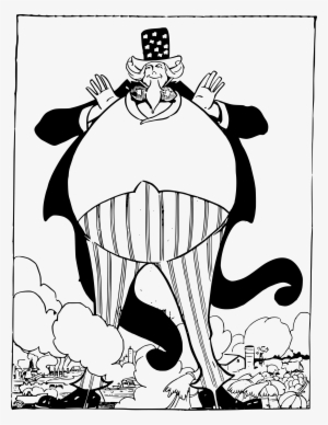 This Free Icons Png Design Of Fat Uncle Sam #52297