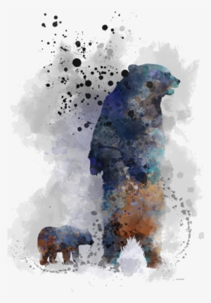 Mom And Baby Bear Marlene Watson Transparent - Mother #52705