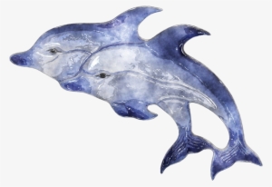 Jpg Download Dolphin By Lavandalu On Deviantart - Watercolor Animal Clipart Transparent #53211