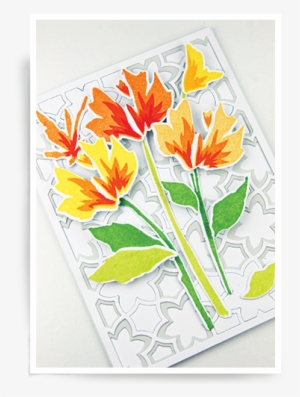 Watercolor Wildflowers Clear Stamp Set - Anthurium #53272