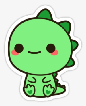 Adorable Dinosaur • Also Buy This Artwork On Stickers, - Kawaii Cute Animal Drawings #53273
