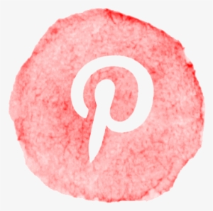 Pinterest - Social Media Icons Png Watercolor #53407