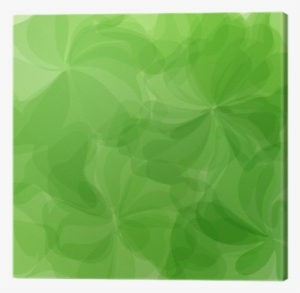 Green Background Watercolor Painting Canvas Print • - Motif #53751