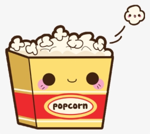 Kawaii Png Image Background - Kawaii Popcorn #54083