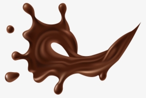 Chocolate Splash Png Vector Free Download - Chocolate Milk Splash Png #54106