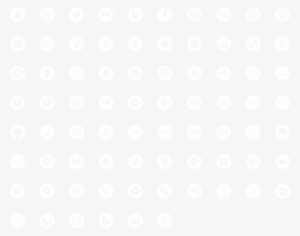 Download Free Social Media Icons - White Social Icons Png Transparent #54253