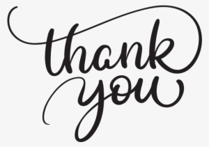 Thank You Script - Thank You - Free Transparent PNG Download - PNGkey