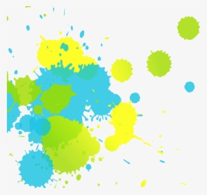 Watercolor Splash Png Img - Yellow Blue Paint Splash Png #54690