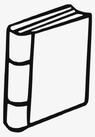 Open Book Clipart Black And White - Book Spine Clip Art #54731