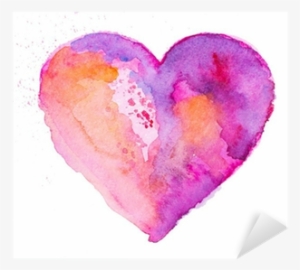 Love, Relationship, Art, Painting Sticker • Pixers® - Watercolor Heart #54801