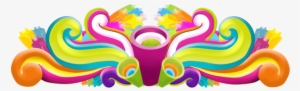 Vector Swirl Png Clipart - Colorful Swirls Vector Png #54931