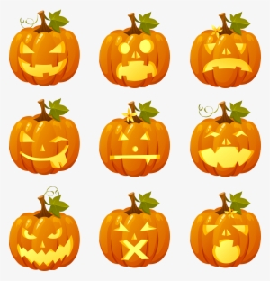 Halloween Pumpkin Smiles Collection Png Clipart - Halloween Pumpkinhead #55612