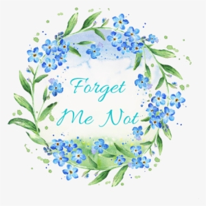 Forget Me Not Wreath - Cr Gibson Butterfly Bloom Lunch Dessert Plates 8 Count #56112