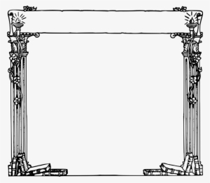 Text Box Frame Png Pic - Frame Roman #56208