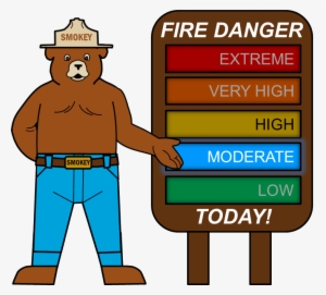 We Are Now Entering Our Fall Fire Season - Smokey The Bear Fire Danger Low #56688